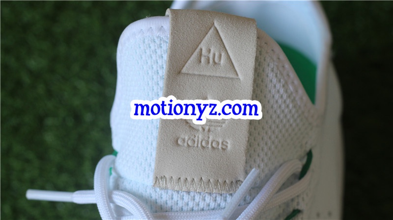 Adidas x Pharrell Williams Tennis Hu White Green BA7828